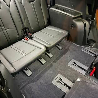 Rear bench and floor cleaned front to back